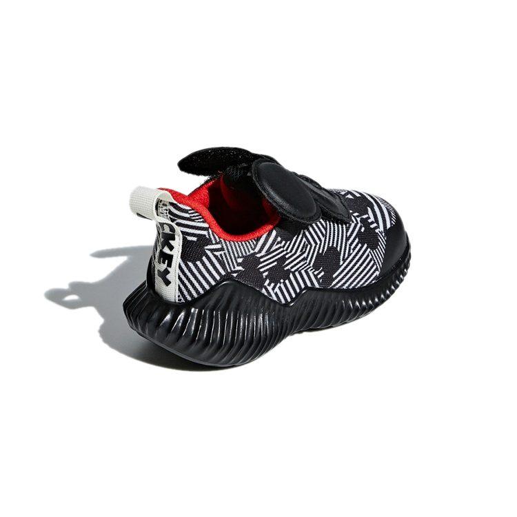 adidas Fortarun Микки AC I Износостойкие Дышащие Низкие Кроссовки для Малышей Черно-белые Младенческие и Детские D96916