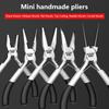 Мини-плоскогубцы 5-дюймовые многофункциональные острогубцы Тиски Ручные кусачки для проволоки Косогубцы для зачистки проводов