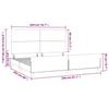 Bed Frame without Mattress Dark Blue 200x200 cm Velvet