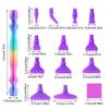 Инструменты для алмазной мозаики, аксессуары для алмазной живописи с винтовым пластиковым наконечником, ручки для алмазной живописи, ручки для точечной выкладки страз для искусства и рукоделия