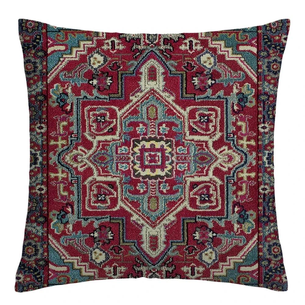 Moroccan Ethnic Cushion Cover, Short Plush Pillowcase 40x40 45x45 50x50 60x60, Sofa Decorative Cushion Cover, Home Decoration
