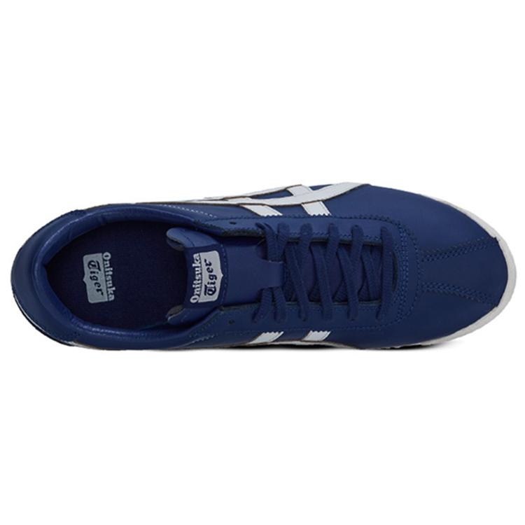 ONITSUKA TIGER Corsair Низкие кеды для скейтборда из износостойкой коровьей кожи, унисекс, темно-синие D713L-4902