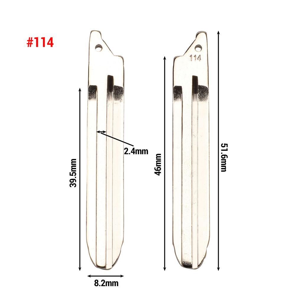 Jingyuqin 10p #02 #05 #21 #113 #114 #123 #124 #148 #149 Car Key Ucut Blade for TOYOTA CAMRY RAV4 Corolla PRADO YARIS Dropship