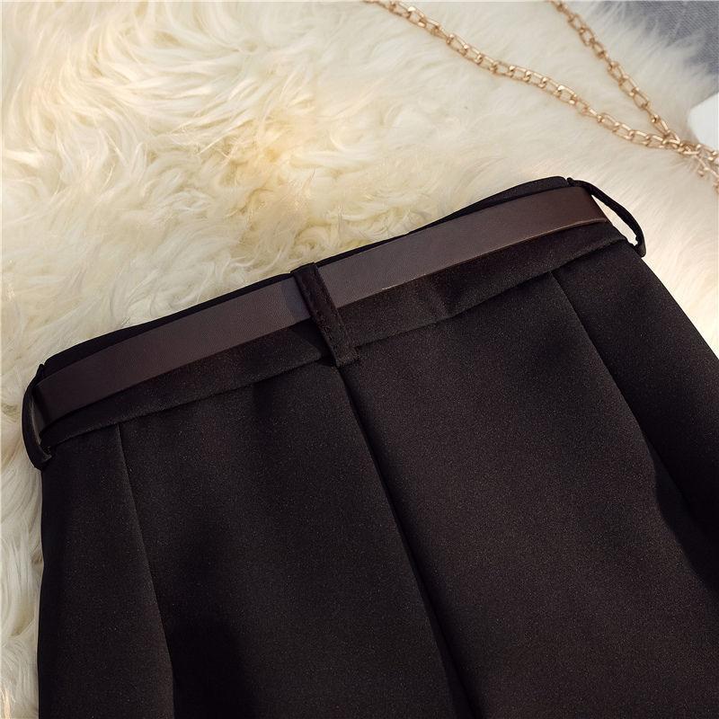 Шорты, женские широкие брюки трапециевидной формы с высокой талией, свободные брюки