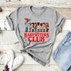 T-Shirt Pop Culture Mashup Tee Women Short Sleeve T-shirts Streetwear Tops Funny TV Show Fan Crewneck Gift