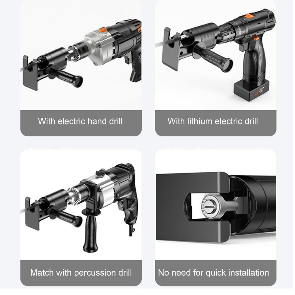 Портативная электрическая пила, головка отвертки, возвратно-поступательный адаптер, электрическая дрель для электрической пилы, бытовые инструменты для резки металла по дереву