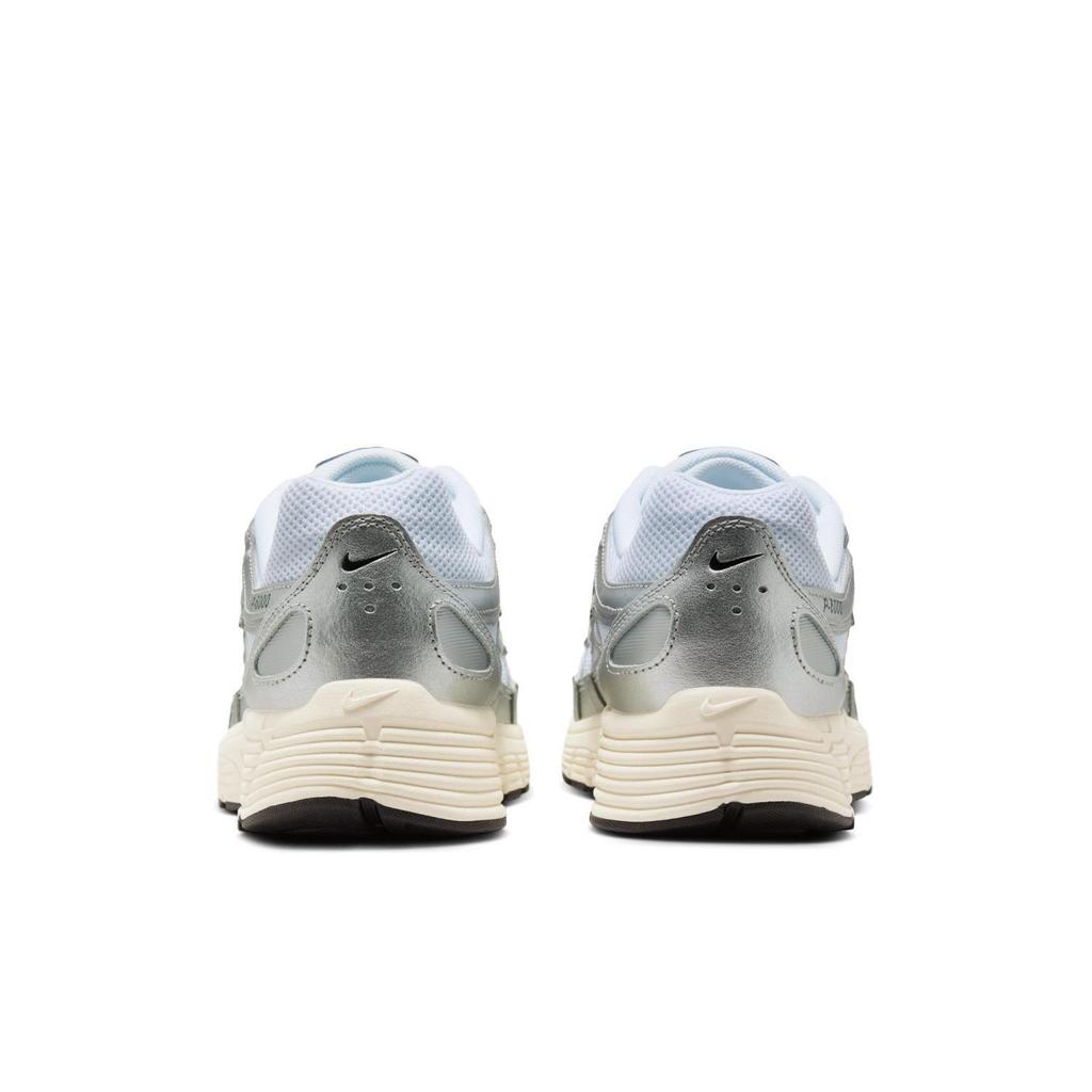 CD6404-105 NIKE P-6000 БЕЛЫЙ/ЧЕРНЫЙ-МЕТАЛЛИЧЕСКОЕ СЕРЕБРО-СВЕТЛО-СЕРЕБРИСТЫЙ (Мужской)