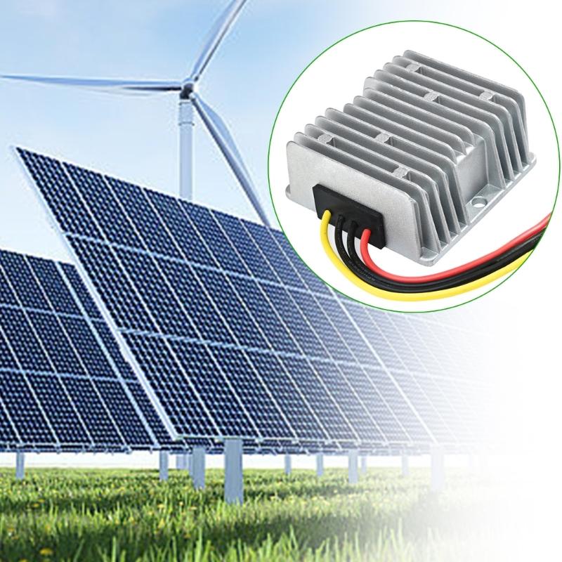 Регулятор напряжения от 12 В до 48 В Преобразователь мощности Водонепроницаемый регулятор питания Модуль напряжения Простая установка