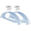 Hangers for Shape Retention Hanger for Everything from Laundry To Suit Light Set of 10 [Expo Brand] Arched, Non-Slip [One Storage] Multi-Function