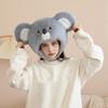 Koala Headband Hat Soft Plush Headdress for Halloween Party Cosplay Photo Props