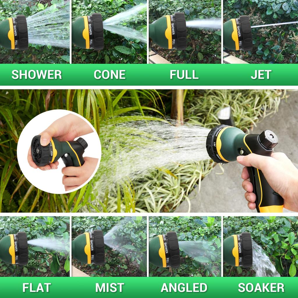 TheFitLife Насадка для полива Насадка для мойки автомобиля Насадка для шланга Насадка для душа Насадка для шланга (Темно-зеленый)