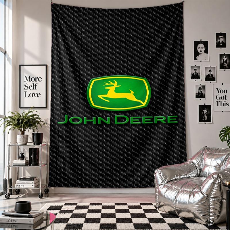 Wall TapestryJohn Deere Art Hanging Cloth Decorative Background Cover for Room Decoration