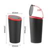 WKZA3 1PCS Car Trash Bin Can Rubbish Bag Garbage Container Storage Box Bucket For Citroen C1 C2 C3 Grand C4 Picasso C4L VTS C-ELYSEE