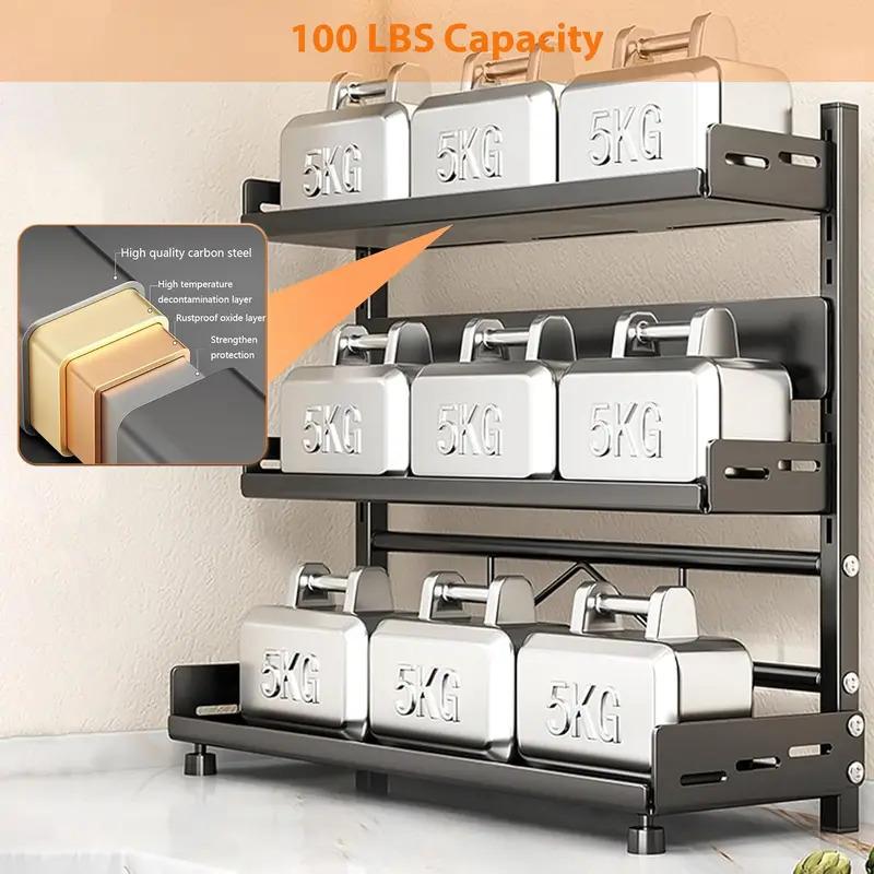 2-3 Tier Height-Adjustable Vertical Spice Rack Rustproof Metal Spice Storage Rack Kitchen Storage Rack And Decorative Piece
