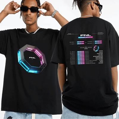 2022 Новая модная футболка французской рэп-группы Le Monde Chico Album PNL футболка с принтом унисекс женские летние хлопковые футболки с короткими рукавами