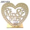 Деревянный держатель в форме сердца DIY Mr Mrs подсвечник свечи товары для свадебной вечеринки