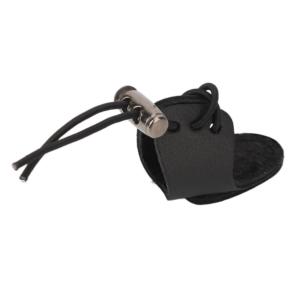 Archery Finger Guard Cowhide     Elastic Finger Tab for 20 to 50lb Bow