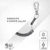 Ring Metal Carabiner Spring Elastic Rope Spiral Coiled Lanyard Safety Rope Stretch Fishing Tools