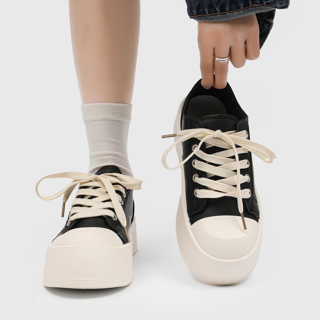 Мужская обувь весна новый универсальный модный трендовый бренд высокая чувственность корейский уличный платформа Микки большая голова повседневная обувь для мужчин