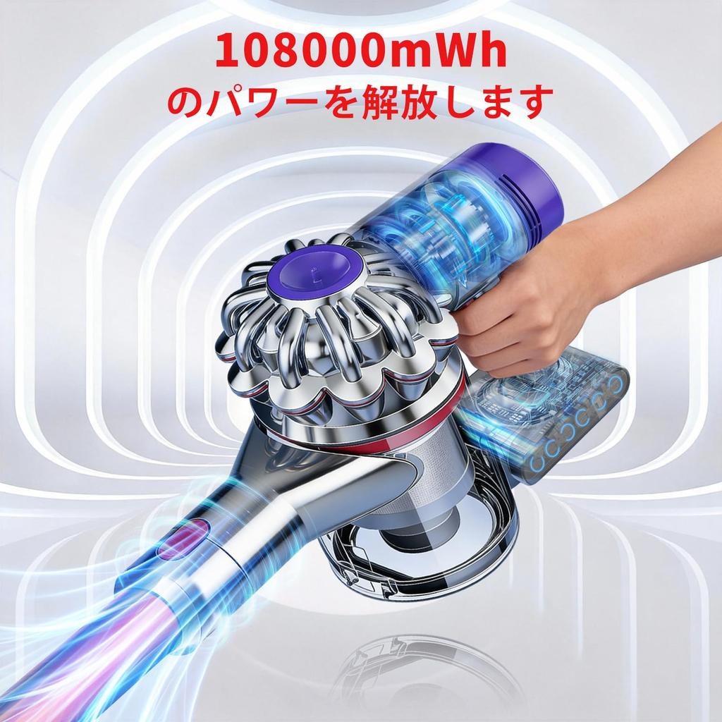 Высокоемкая аккумуляторная батарея EGR V8, Совместимая с пылесосом Dyson V8 SV10