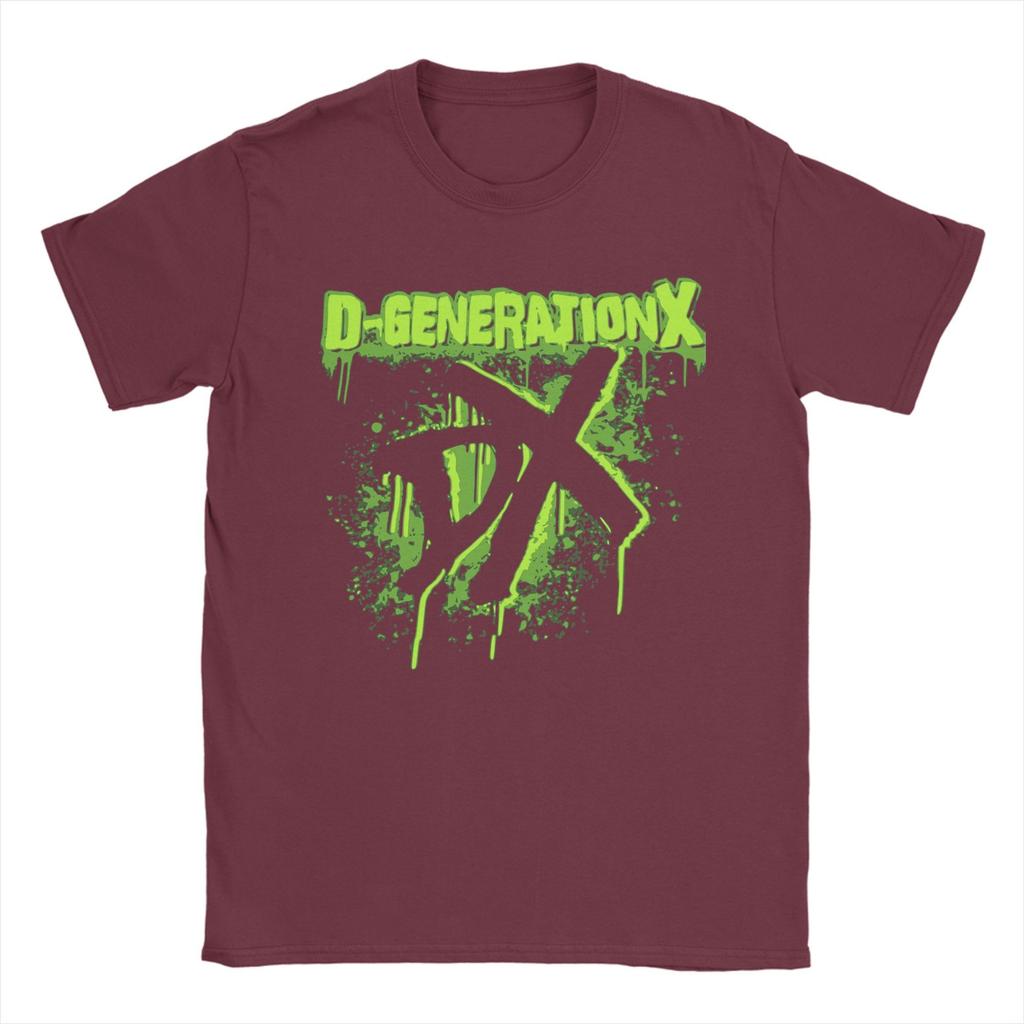 Мужская футболка D-Generation-X Wrestling Борец Боксер Повседневная футболка с коротким рукавом с круглым вырезом Хлопок Оригинальный мерч