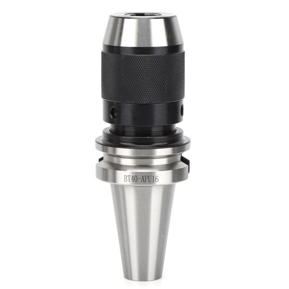 Держатель инструмента сверлильного патрона BT40, интегрированный самозатягивающийся держатель инструмента из углеродистой стали с ЧПУ(BT40 АПУ16 )