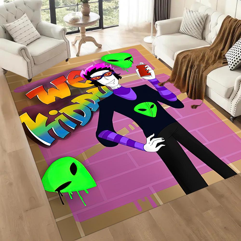 Incredibox Floor Rug Office Rug Perfect for Study room Entryway Balcony Dining Room Anti-slip Rug Decorate Offices Wedding Party Gift