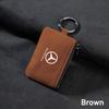 New Suede Leather Car Key Bag Portable Leisure Wallet Storage Case Thin-weight Car Keycase For Mercedes Benz W210 W211 W212 W221