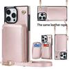 Zipper Purse Bag Card Holder Leather Flip Case For iPhone 14 15 16 Pro Max 12 13 X XS XR 7 8 Plus SE2022 Wallet RFID Stand Cover
