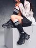 Adidas "Парящая бабочка" OZVENUZ W Винтажные спортивные туфли для женщин - Дизайн Adidas с тремя листьями HQ2677