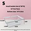 Metal Mini Storage Basket Hollow Desktop Stationery Holder Creative Shopping Cart Storage  Desktop