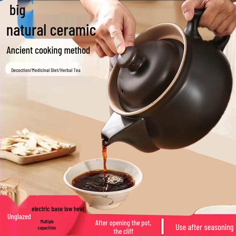 ZISIZ Ceramic Herbal Pot