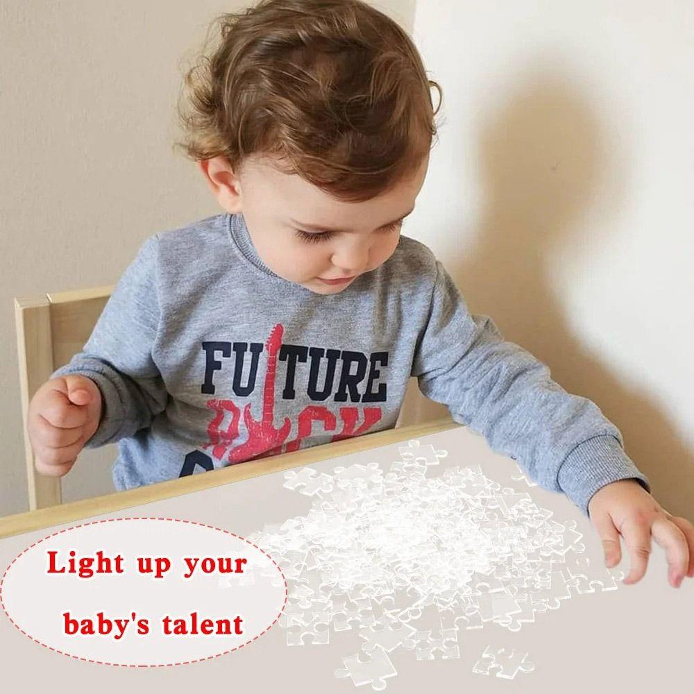 49/121/200/300Pcs Impossible Challenge Acrylic Puzzle Relieve Stress Decompression Game