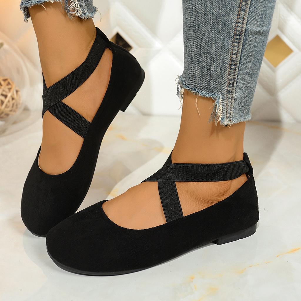 Fashion Women Fashion Flats Shoes Solid Color Soft Sole Sneakers Women Round Toe Versatile Loafers Spring Autumn Flat Shoes for Women