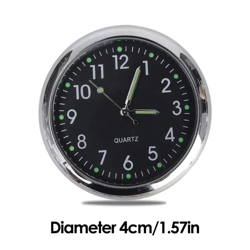 Светящийся автомобильный clock-украшение Водонепроницаемые электронные часы Кварцевые часы Часы для велосипеда и мотоцикла Часы на приборную панель автомобиля