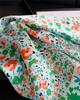 Women S Floral Printed Silk Like Square Scarf For Summer