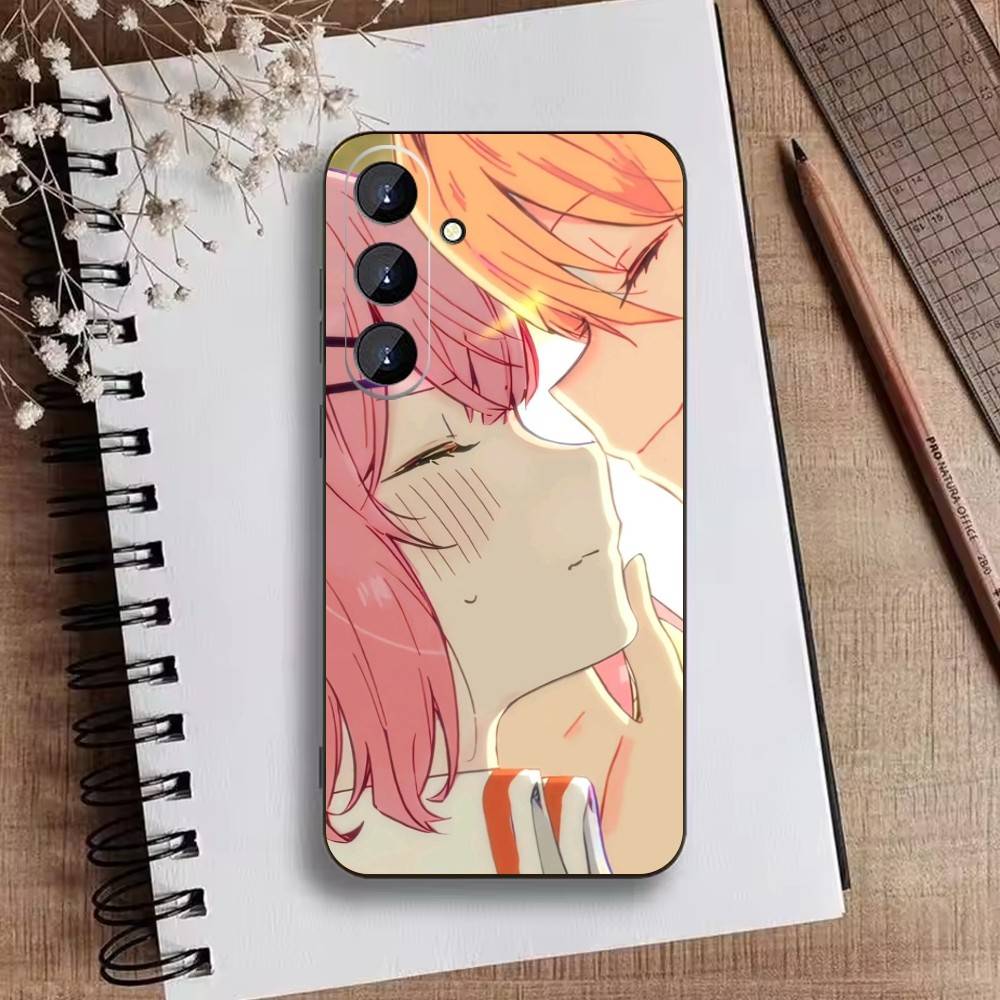 D-Watanare Anime Phone Case For Samsung Galaxy A73,A72,A71,A70,A52,A51 Others Soft Black Cover