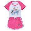 Kids Girls Anime Cartoon POP Singer Super Star Zoey Rumi Mira Print Short Sleeves T-Shirt Shorts Pants Casual Clothes Set