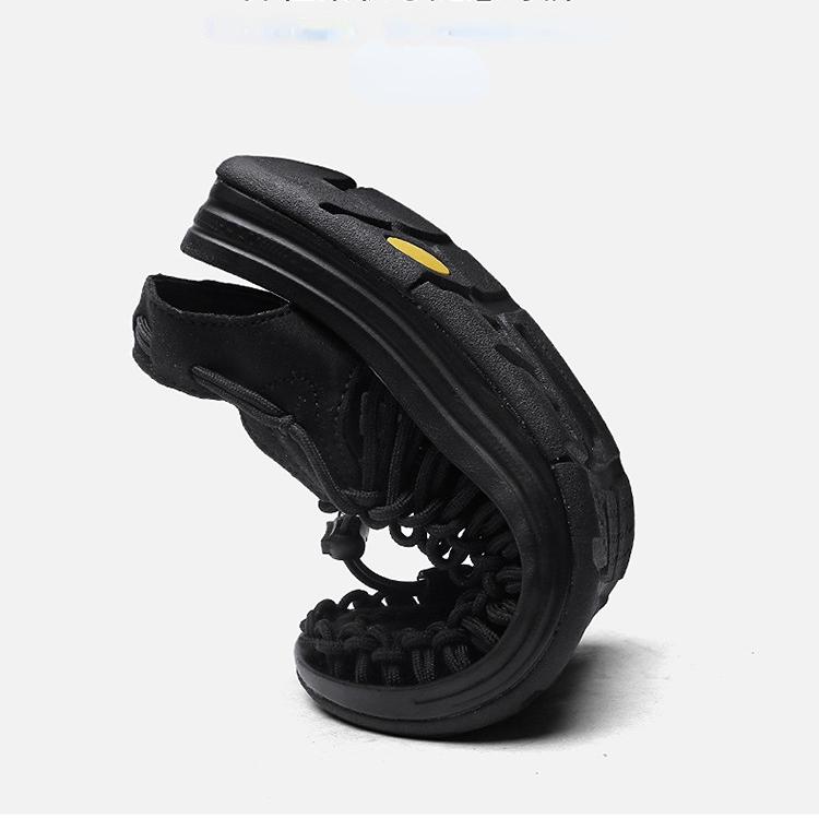 Новые дышащие сандалии размера 35-46, женские модные повседневные тканые сандалии, пляжная женская обувь, обувь для пар