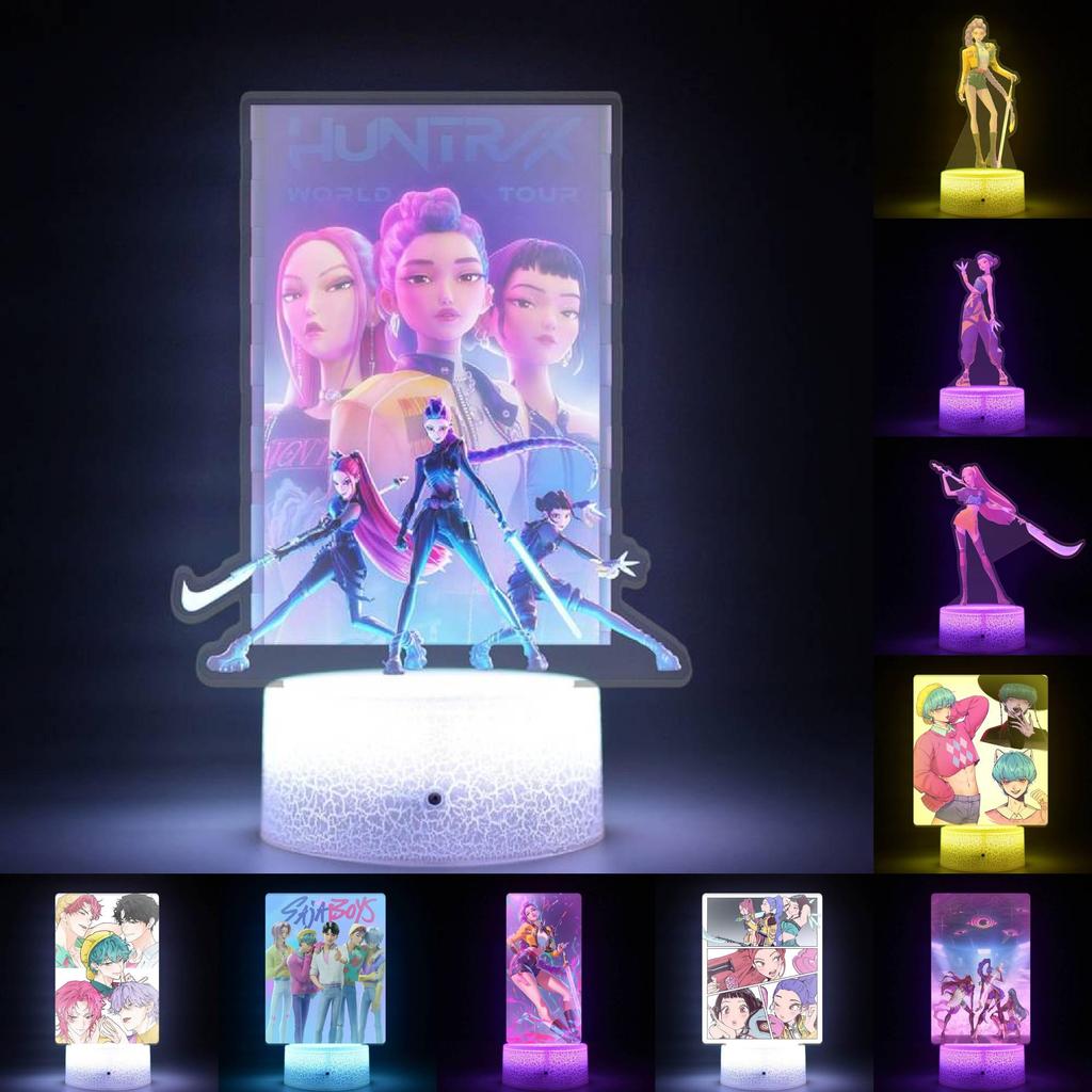 Kpop Demon Hunters Led Light With Touch Control For Home Decor And Gift Ideas