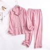 Cotton Perfect for Spring and Comfortable Long Size Women's 100% Pajamas, Warm, Autumn, Open-Front, Moisture-Wicking, Quick-Drying, Loungewear,
