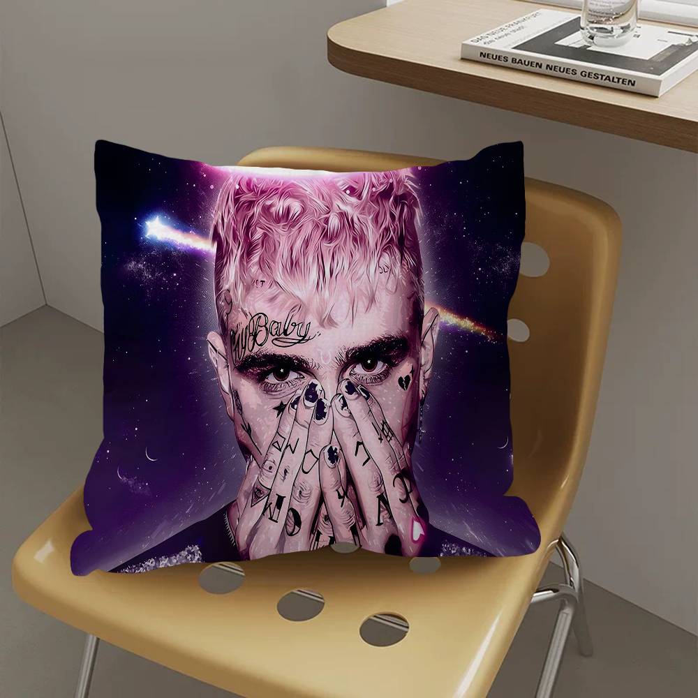 Чехол на подушку с изображением рэпера L-Lil P-Peep Дюймы Фермерский Декор Домашние Декоративные Подушки для Дивана