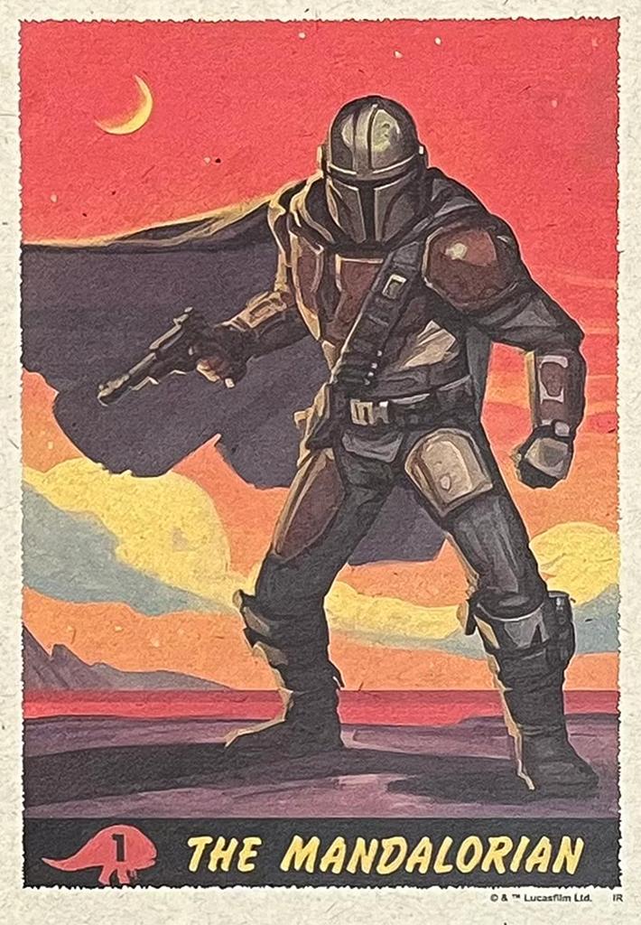 STAR WARS The Mandalorian Art Card Collection Types In IJ271 (25 Total)