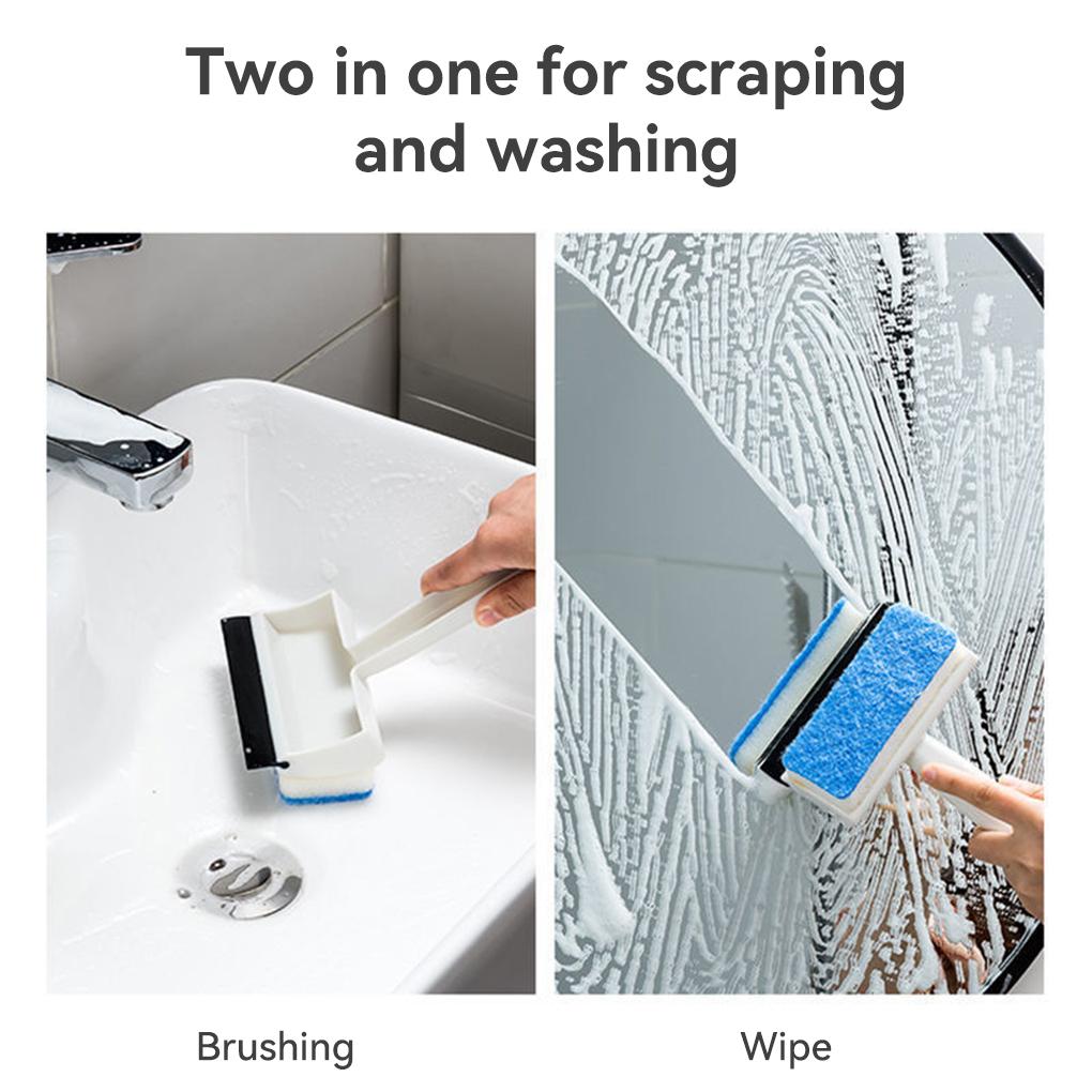 Стеклоочиститель для окон Двусторонние стеклоочистители Очистка Смягчающая грязь Щетка Сгон Долговечная Простая в уходе Керамическая плитка