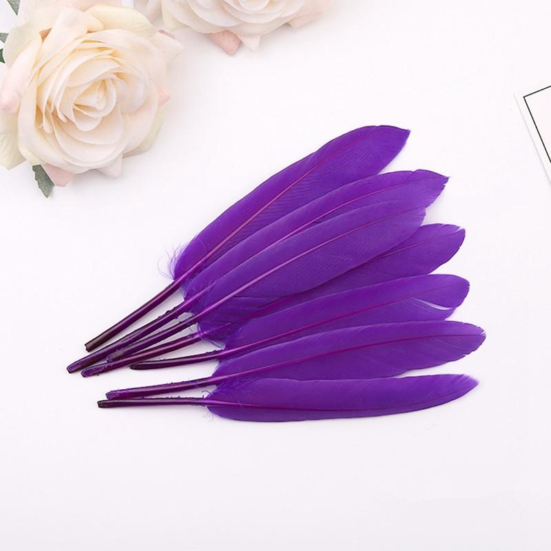 20/100pcs Duck Feathers DIY Feathers for Jewelry Making Plumes Earring Home Wedding Decoration Plumas Crafts Accessories 10-15CM