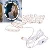 LED Vanity Light USB Stepless Dimmable Stick On Vanity Make Up Mirror Light for Home
