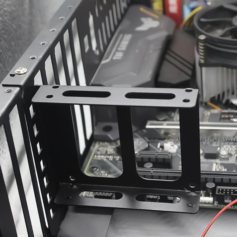 2.5" 3.5" Держатель лотка для жесткого диска для PCI SSD HDD Металлический монтажный кронштейн Отвод тепла Монтажный кронштейн для SSD Адаптер