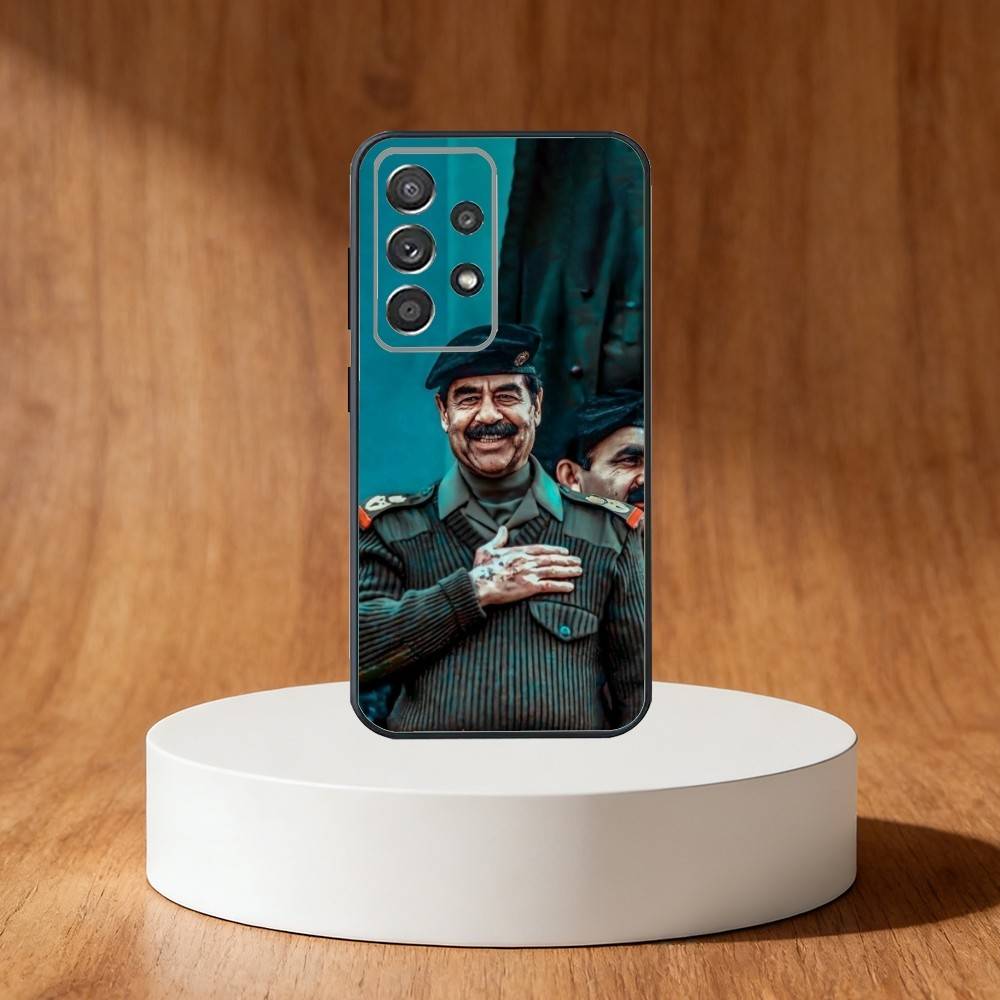 Saddam Hussein Phone Case For Samsung S25,S24,S21,S22,S23,S30,Ultra,S20,Plus,Fe,Note,10,9,5G Black Cover