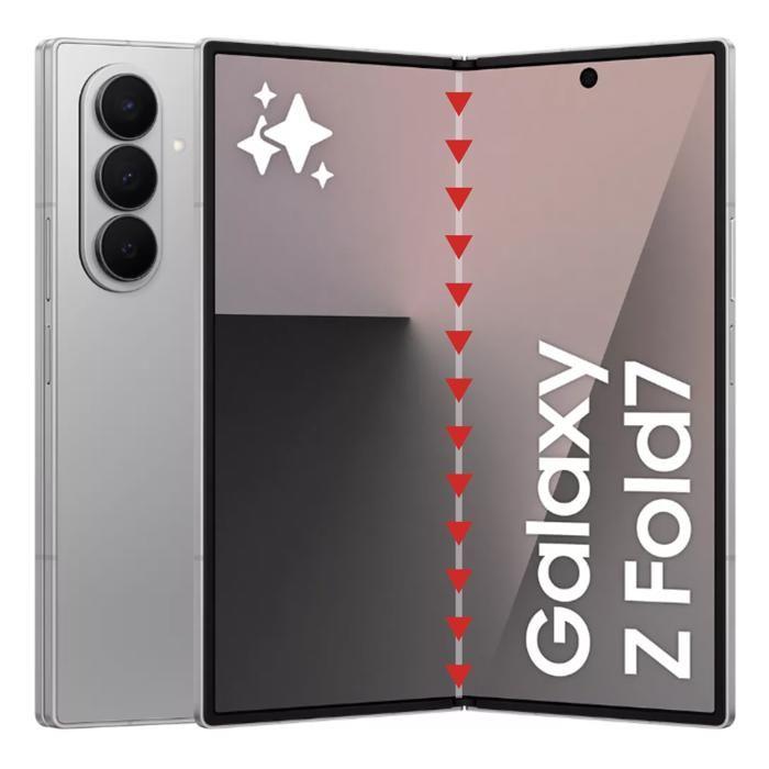 Пластиковая Защитная Пленка для Samsung Galaxy Z FOLD 7 [Набор 2 шт.] Устойчивый к царапинам Ультратонкий Защититель Phonillico®