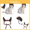Adorable Pet Wig Set With Funky Horns And Stylish Bob Cut For Cats And Dogs